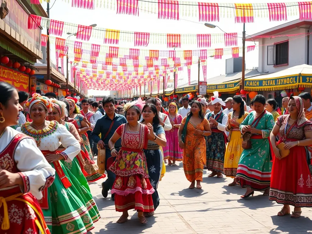 A photograph capturing a cultural event hosted by CBPT 18, featuring traditional music and dance performances. The event is well-attended, with community members of all ages enjoying the festivities, demonstrating the organization's role in celebrating and preserving local culture.